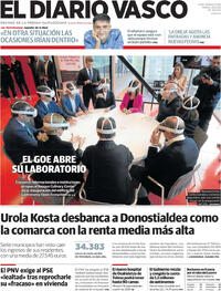 Portada El Diario Vasco 2025-10-21