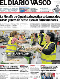 Portada El Diario Vasco 2025-10-22