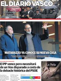 Portada El Diario Vasco 2025-12-22