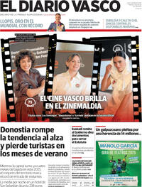 Portada El Diario Vasco 2025-09-23