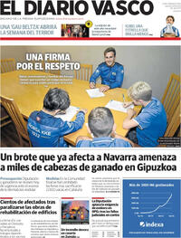 Portada El Diario Vasco 2025-10-23