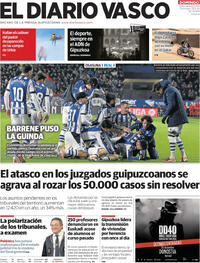 Portada periódico El Diario Vasco