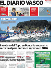 Portada El Diario Vasco 2025-08-24
