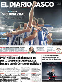 Portada El Diario Vasco 2025-10-25