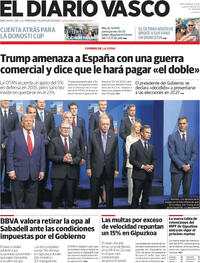 Portada El Diario Vasco 2025-06-26