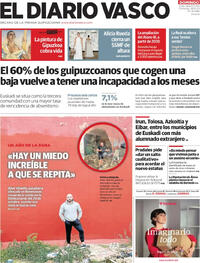 Portada El Diario Vasco 2025-10-26