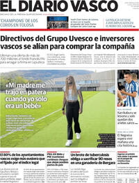 Portada El Diario Vasco 2025-10-27