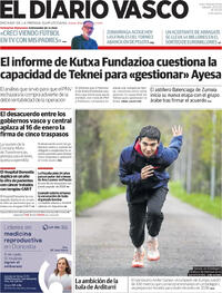 Portada El Diario Vasco 2025-12-27