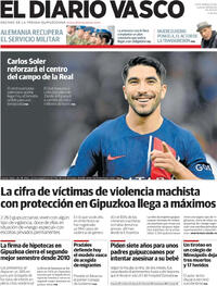Portada El Diario Vasco 2025-08-28