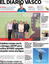 Portada El Diario Vasco 2025-08-30