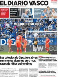 Portada El Diario Vasco 2025-08-31