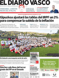 Portada El Diario Vasco 2025-10-31