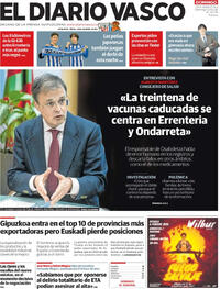 Portada El Diario Vasco 2026-02-01