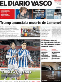 Portada El Diario Vasco 2026-03-01