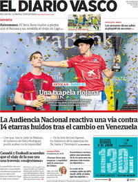 Portada El Diario Vasco 2026-06-01