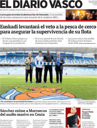 Portada El Diario Vasco 2026-09-01