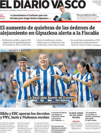 Portada El Diario Vasco 2026-10-01
