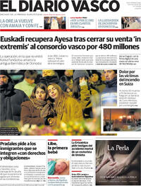 Portada El Diario Vasco 2026-01-02