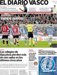 Portada El Diario Vasco 2026-02-02