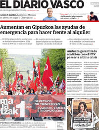 Portada El Diario Vasco 2026-05-02