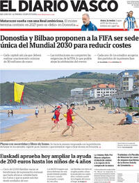 Portada El Diario Vasco 2026-06-02