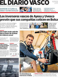 Portada El Diario Vasco 2026-01-03