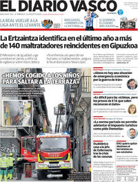 Portada El Diario Vasco 2026-04-03