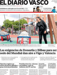 Portada El Diario Vasco 2026-06-03