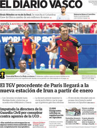 Portada El Diario Vasco 2026-07-03