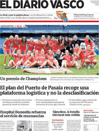 Portada El Diario Vasco 2026-05-04