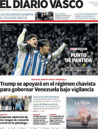 Portada El Diario Vasco 2026-01-05