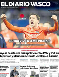 Portada El Diario Vasco 2026-02-05
