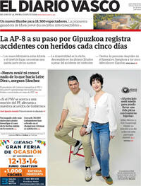 Portada El Diario Vasco 2026-06-06
