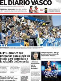 Portada El Diario Vasco 2026-07-06