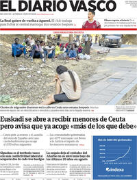 Portada periódico El Diario Vasco