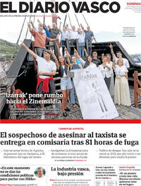 Portada El Diario Vasco 2026-09-06