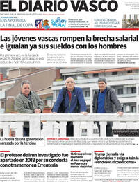 Portada El Diario Vasco 2026-03-07