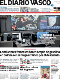 Portada El Diario Vasco 2026-04-07