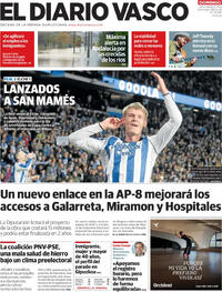 Portada El Diario Vasco 2026-02-08