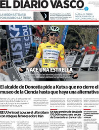 Portada El Diario Vasco 2026-04-08