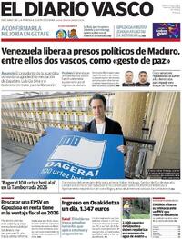 Portada El Diario Vasco 2026-01-09