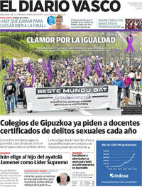 Portada El Diario Vasco 2026-03-09