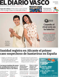 Portada El Diario Vasco 2026-05-09