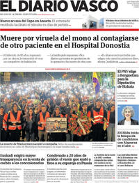 Portada El Diario Vasco 2026-10-09