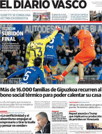 Portada El Diario Vasco 2026-01-10