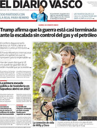 Portada El Diario Vasco 2026-03-10