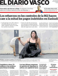 Portada El Diario Vasco 2026-06-10