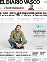 Portada El Diario Vasco 2026-10-10