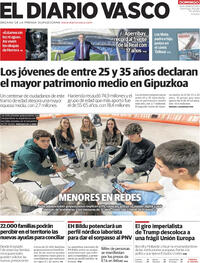 Portada El Diario Vasco 2026-01-11