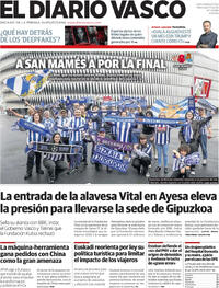 Portada El Diario Vasco 2026-02-11